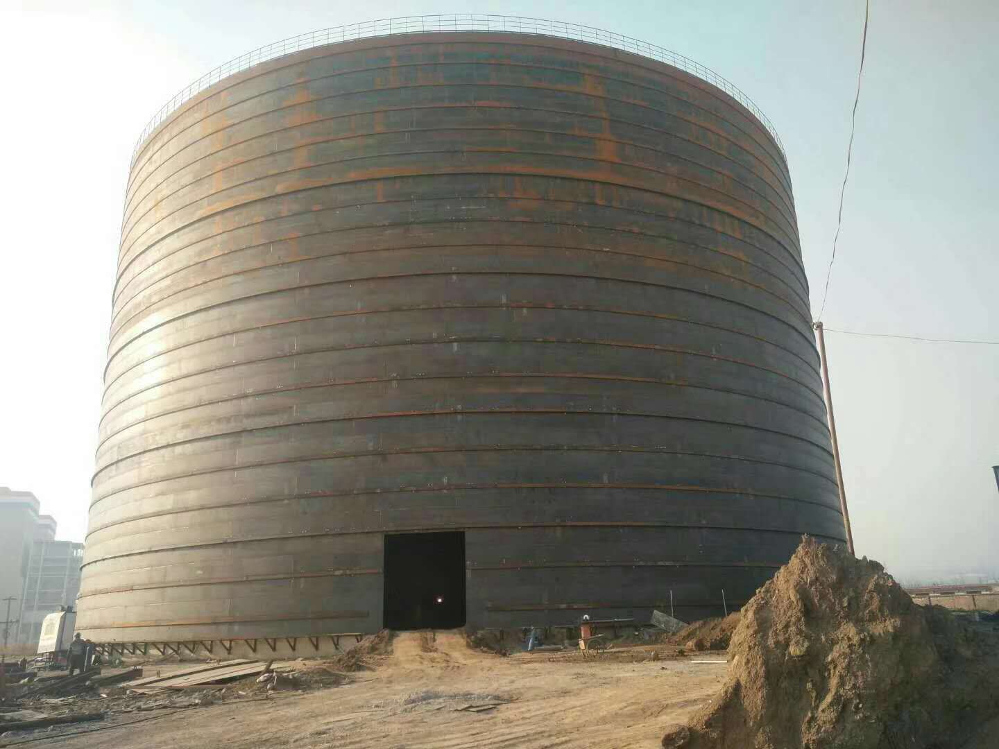 海原承建大型钢板库的好处及原理